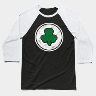 Shamrock Clover Leaf Distressed Baseball T-Shirt